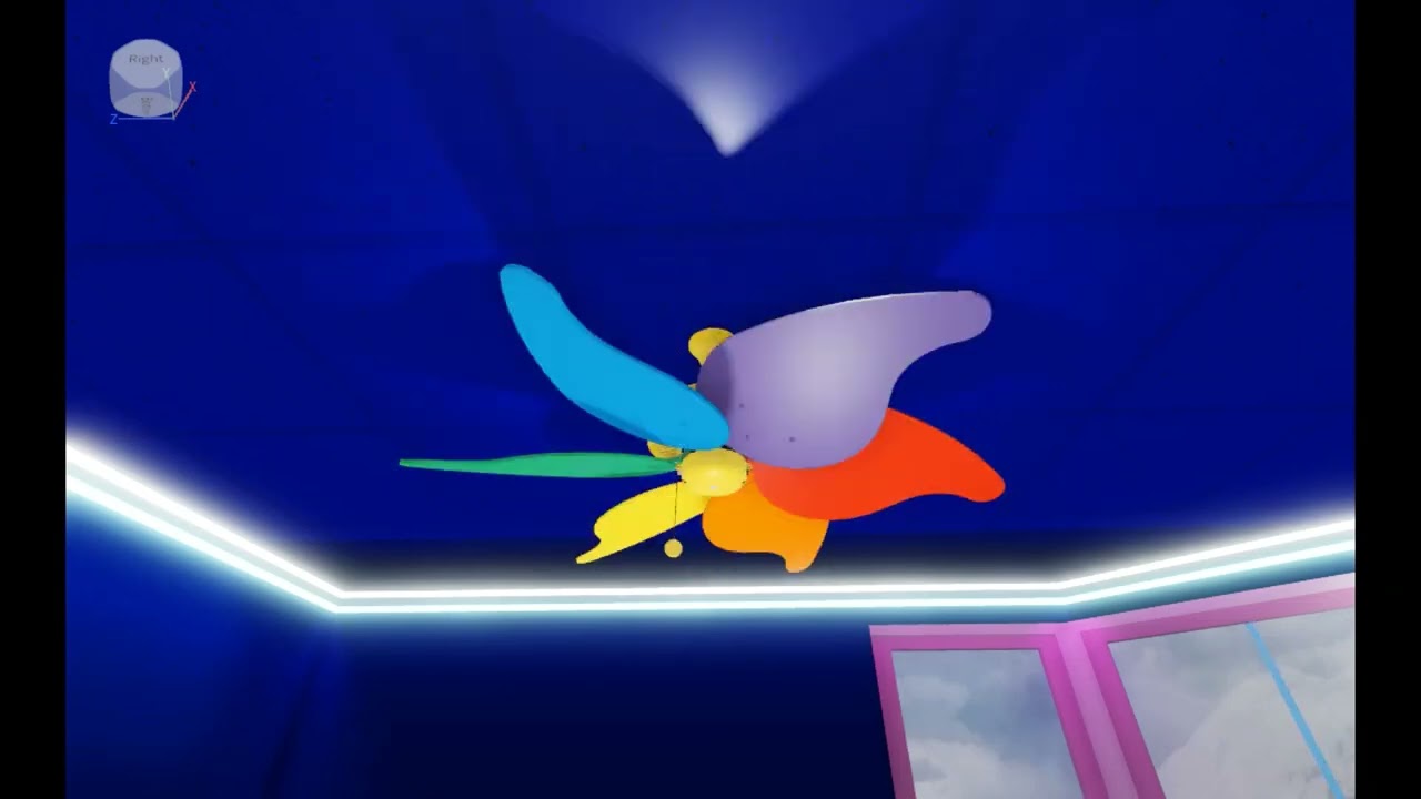 Pinwheel Ceiling Fan Animation.