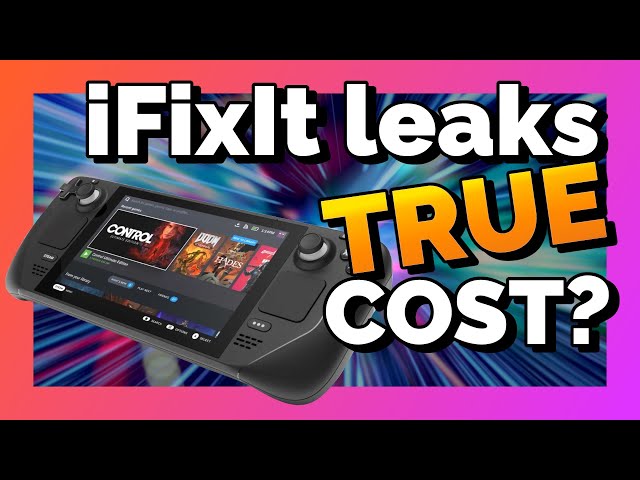 iFixit's Steam Deck line officially launched following accidental leak