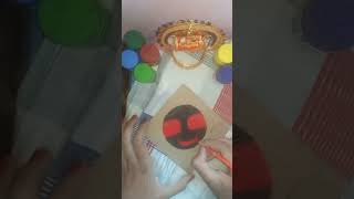 molded clay Jagannath painting 🎨