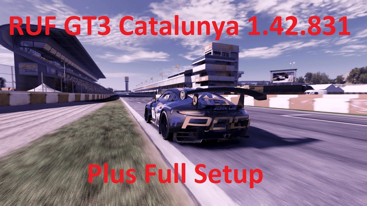 Project Cars Ruf GT3 Catalunya 1.42.831 Plus Setup driveclub ps4 offline