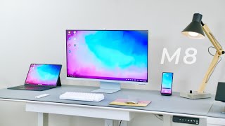 Minimal Desk Setup Tour: Samsung Smart Monitor M8 (2022)