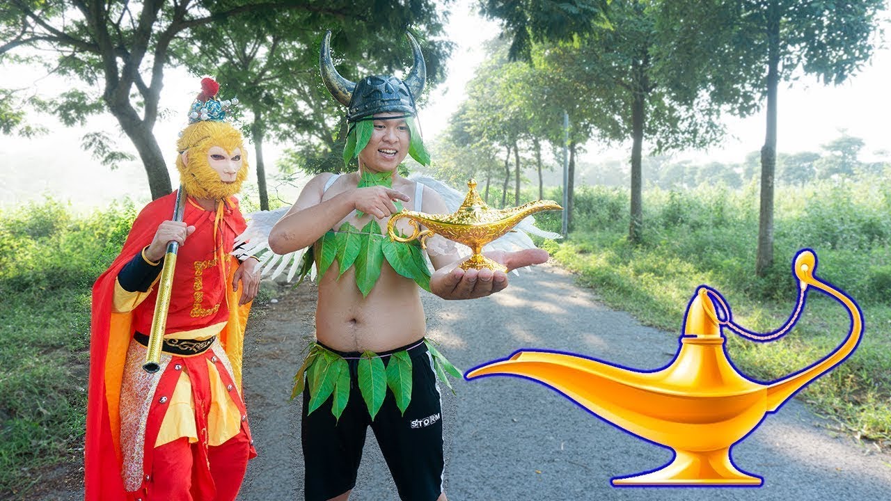 Journey to the West Episode 37 - Life in Space parody Sun Wukong and the Magic Lamp