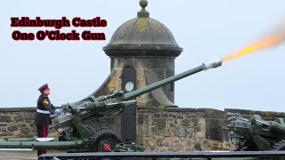 Edinburgh Castle - The One O&#39;Clock Gun [4K/UHD]