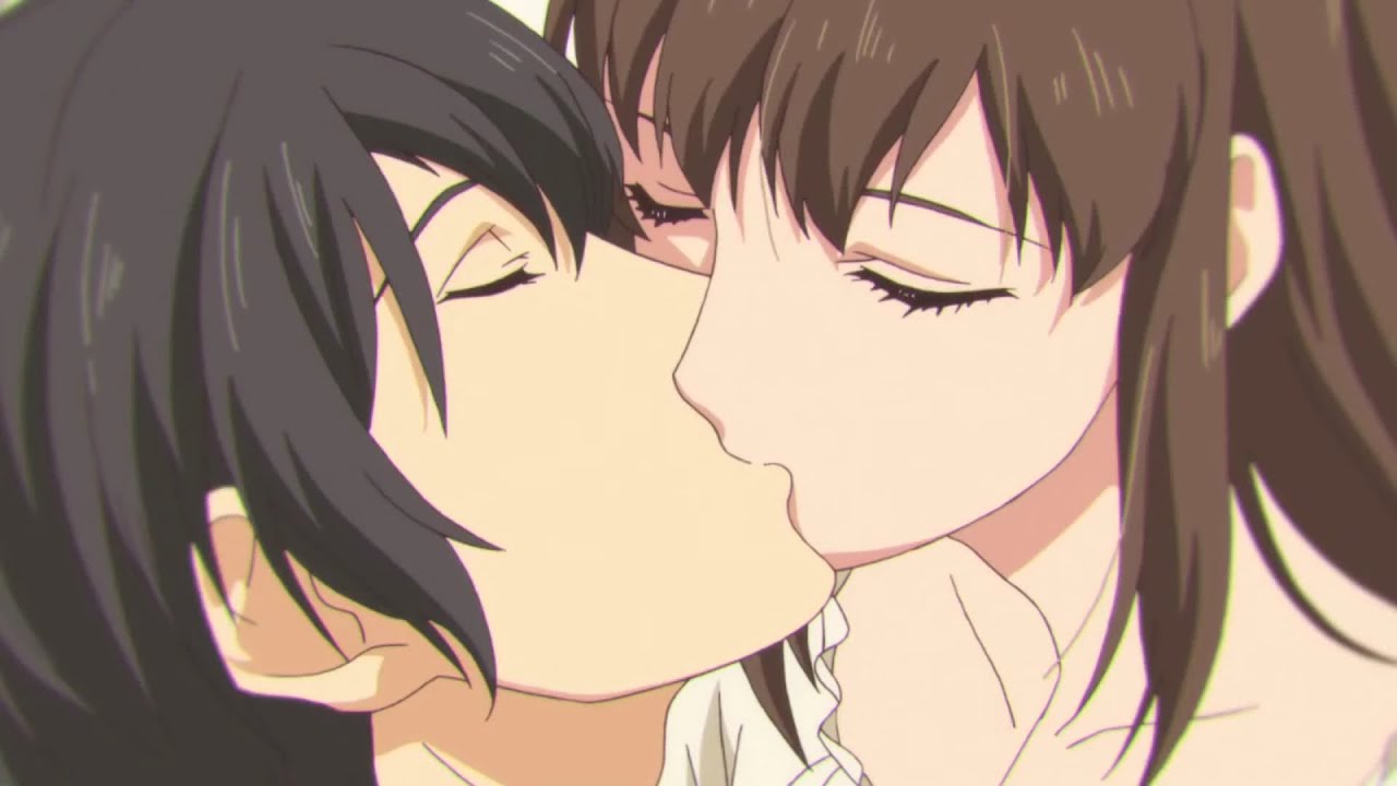 Anime coub, kiss, kiss scene, kiss anime, anime sister, anime, Funny anime...