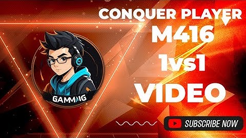 Conquer Player Challenge Me 1v1 M416 Bgmi / Pubg Tdm video