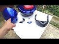 Como pintar casco de motociclista (restoring motorcycle helmet)