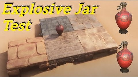 Conan Exiles - Foundation defense against explosive jars