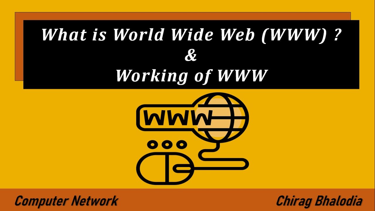 What is WWW | How does WWW works | Architecture of World Wide Web using  animation - YouTube