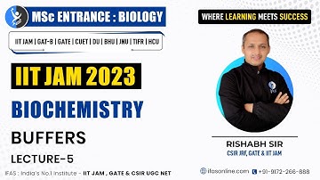 Buffers | L-5 | IIT JAM | Biology | IFAS