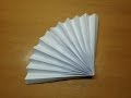 How to make a chinese paper fan  origami