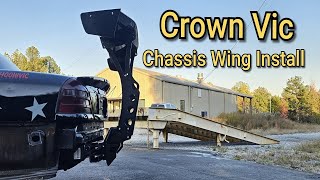 Installing a MASSIVE Chassis Wing on a Ford Crown Victoria Police Interceptor (HOONIVIC)