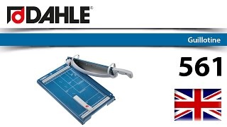 rol Beroemdheid Klein Professional guillotine with automatic safety guard | Dahle