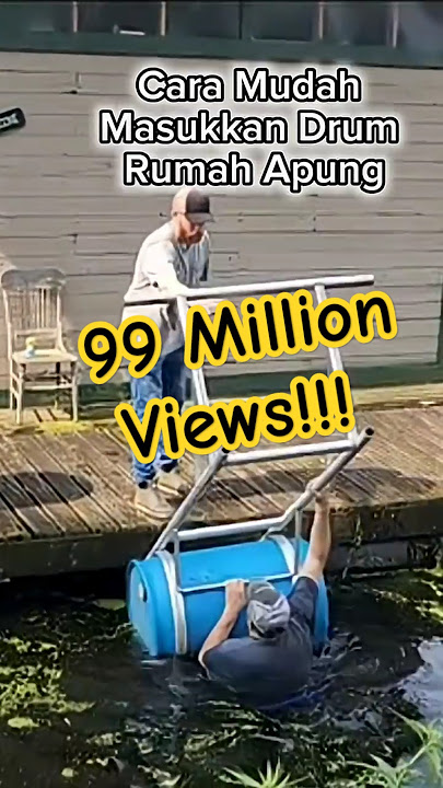 Drum Rumah Apung 🤙🏻😁 #rumahrumpon #drum #alatapung #pelampungrumah #rumahpancing #tukang #손흥민