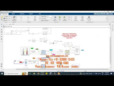 Salp swarm optimization based energy management system for an aircraft application -MATLAB SIMULINK