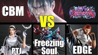 [ENGSUB] CBM (Jin) vs PTJ, Freezing Soul, EDGE (TEKKEN 8 - 체베망 vs 피티제이, 프리징소울, 엣지)