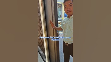 Trackless retractable invisible screen door, high-definition anti-mosquito screen mesh.#qiangning