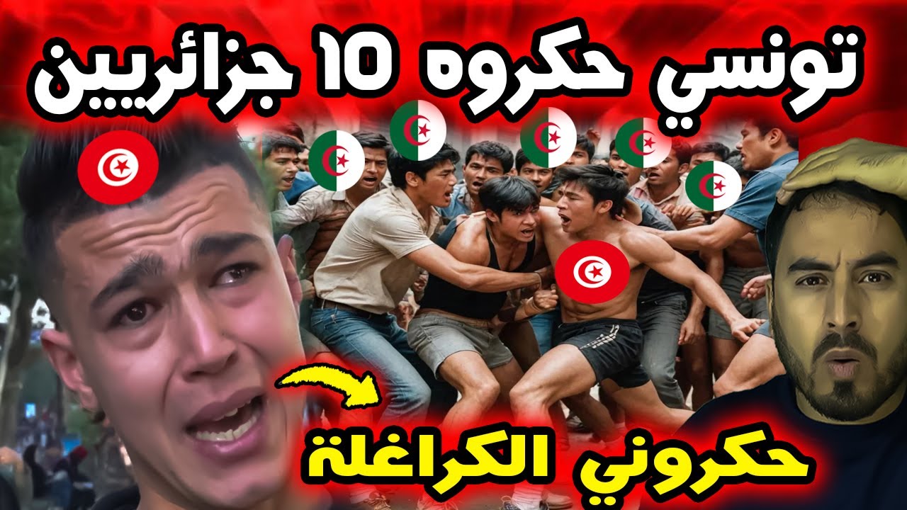 🚨 صادم   10 جزائريين دورو شاب تونسي في أوروبا والتوانسة يطالبون بغلق الحدود! 🇹🇳🔥