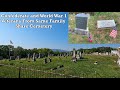 Confederate and World War 1 Veterans Share Cemetery