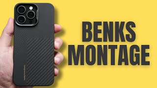 AN INTERESTING DESIGN - Benks Montage Armor Air for iPhone 15 Pro Max