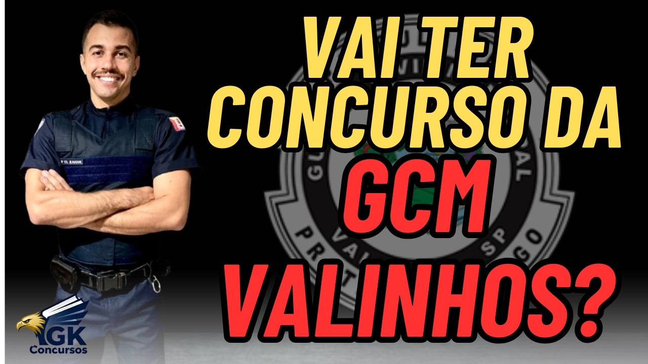 Concurso GCM Valinhos 2026, real ou fake? Minha opinião sincera.