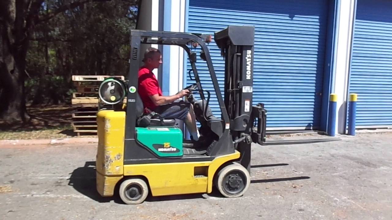komatsu forklift 2003 Jacksonville florida YouTube