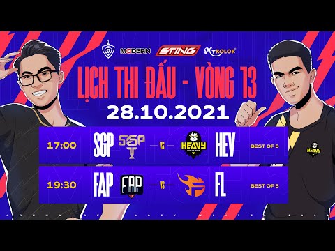 SAIGON PHANTOM vs HEAVY | FAP ESPORTS vs TEAM FLASH - Vòng 13 ĐTDV mùa Đông 2021