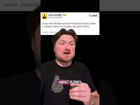 The Houston Rockets new lineup is MASSIVE