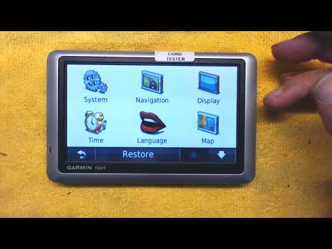 Tutorial and Operation Instructions for Garmin Nuvi 1300 1350 1450 1490 GPS