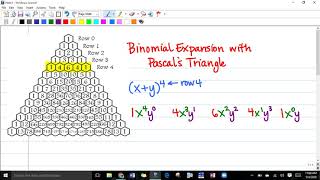 Pascal's Triangle and Binomial Expansion