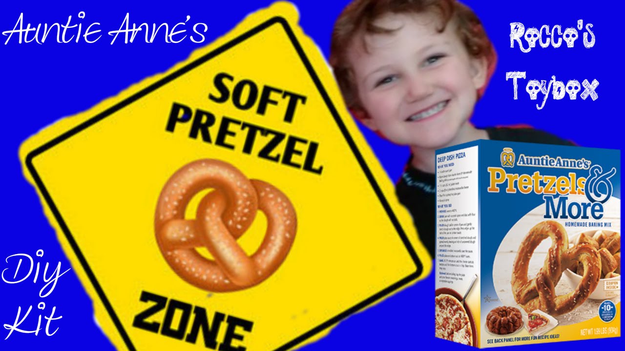 Auntie Anne's DIY AtHome Pretzel Baking Kit No Boil YouTube
