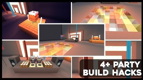 Minecraft party build hacks | party builds