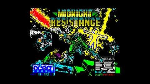 "Midnight Resistance" title music, ZX Spectrum 128k