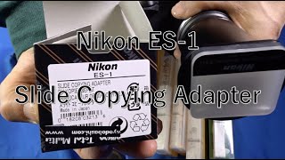 【Nikon ES-1 Slide Copying Adapter】fit to OM-D