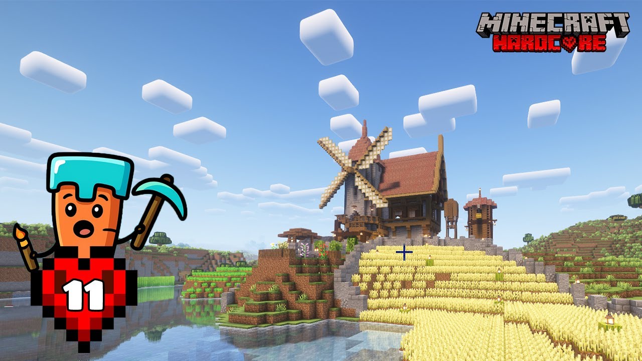 I Built the Perfect COZY FARM in Hardcore Minecraft!! - YouTube
