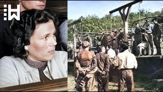 Dolorosa ejecución de la sádica guarda nazi del campo de Stutthof en la WW2 Elisabeth Becker