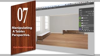 lesson7: Manipulating A Tables Perspective (style board essentials ) Photoshop cc