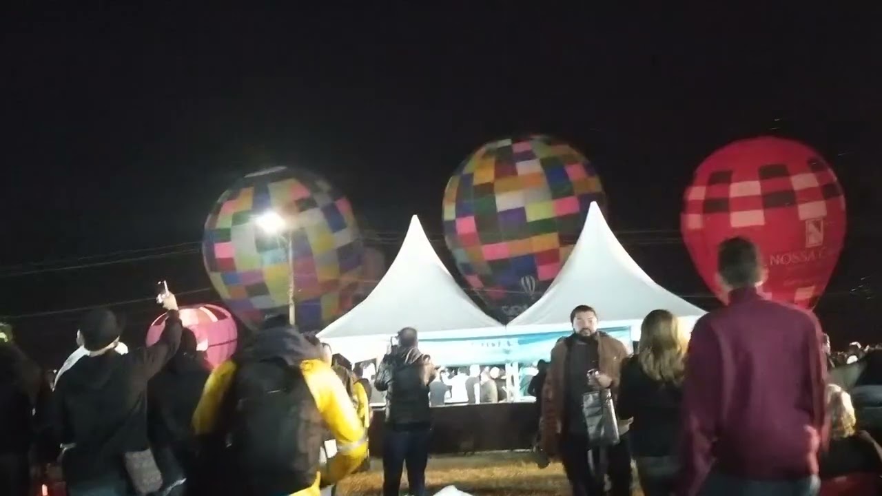 Campeonato Brasileiro de balonismo só de balões normais Boituva