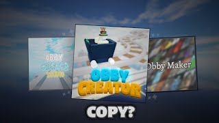 I Copied Obby Creator