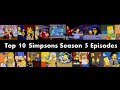 Top 10 Simpsons Season 5 Episodes