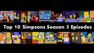 Top 10 Simpsons Season 5 Episodes