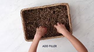 How to Assemble a Beautiful Italian Foods Gift Basket | Step-by-Step DIY | DeLallo