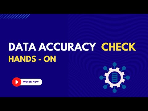 Data Accuracy Check Hands-on