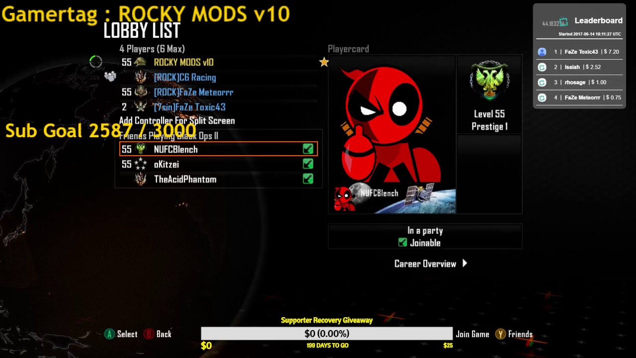 FREE BO2 CO HOST LOBBIES! ROAD TO 3000 SUBSCRIBERS!