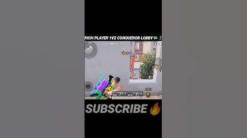 RICH PLAYER 1V2 IN CONQUEROR LOBBY 💸🥶😈|HACKER LOBBY 😱|#shorts #youtubeshorts #bgmi #pubg #viral