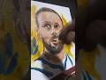 Steph Curry - an hour painting process. to be continued  #shorts  #art #viral #sundaysketching