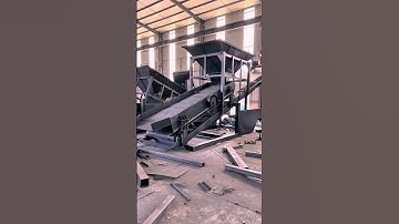 Single layer vibrating screen 08 screen#Vibratingscreen #screening #screeningmachine #vibrating