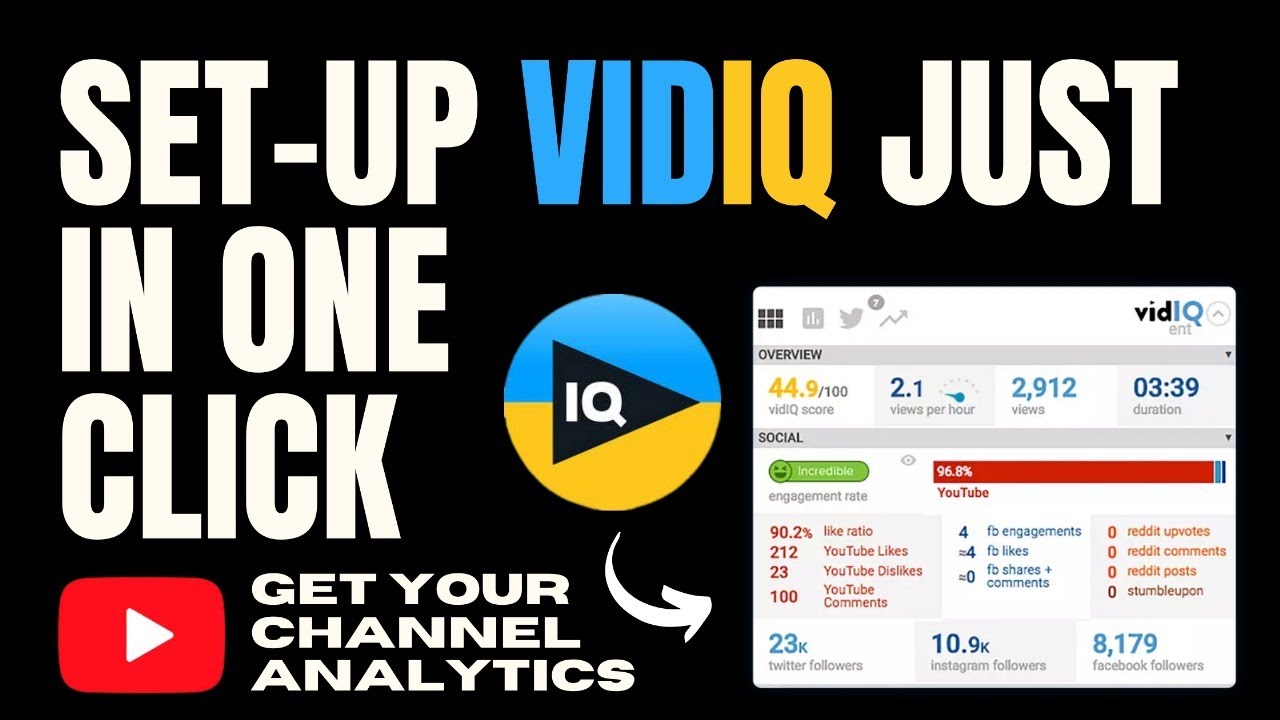 Unlock Your YouTube Growth Learn Set Up VidIQ in Minutes (Free Tutorial ...