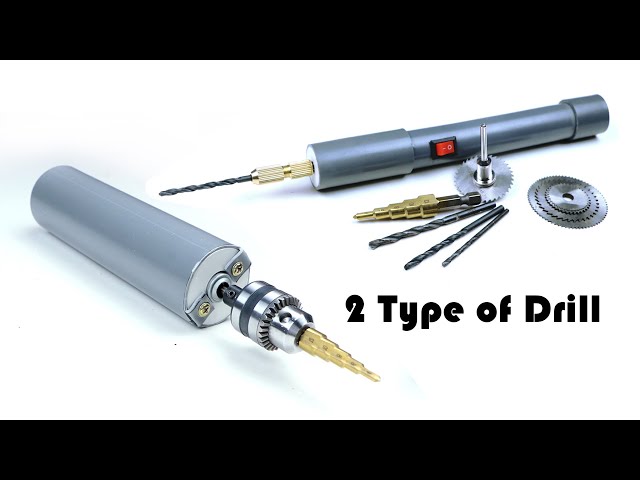 How to make portable mini Drill Machine at Home 