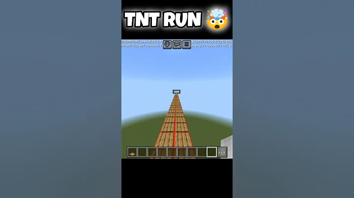 MINECRAFT TNT RUN 🤯#minecraft #tntrun #trending #shorts