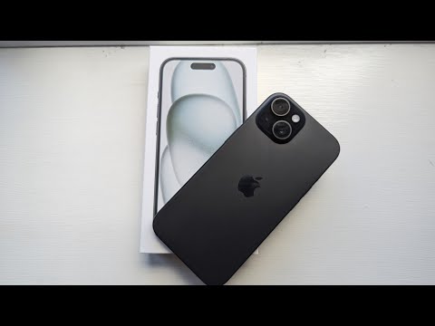 iPhone 15 Black - UNBOXING First Impressions